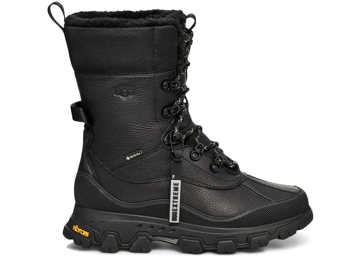ugg adirondack meridian boot high black (women's)