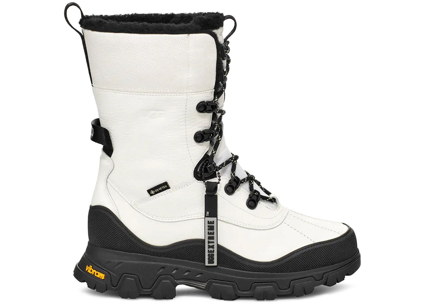 ugg adirondack meridian boot high white (women's)