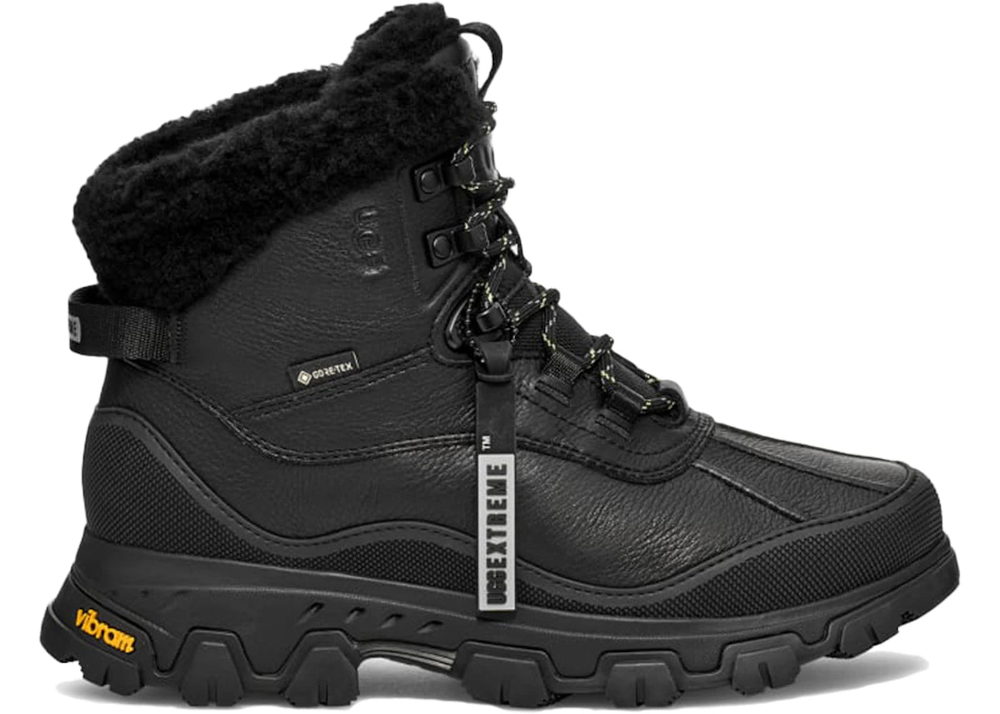 ugg adirondack meridian hiker boot black (women's)