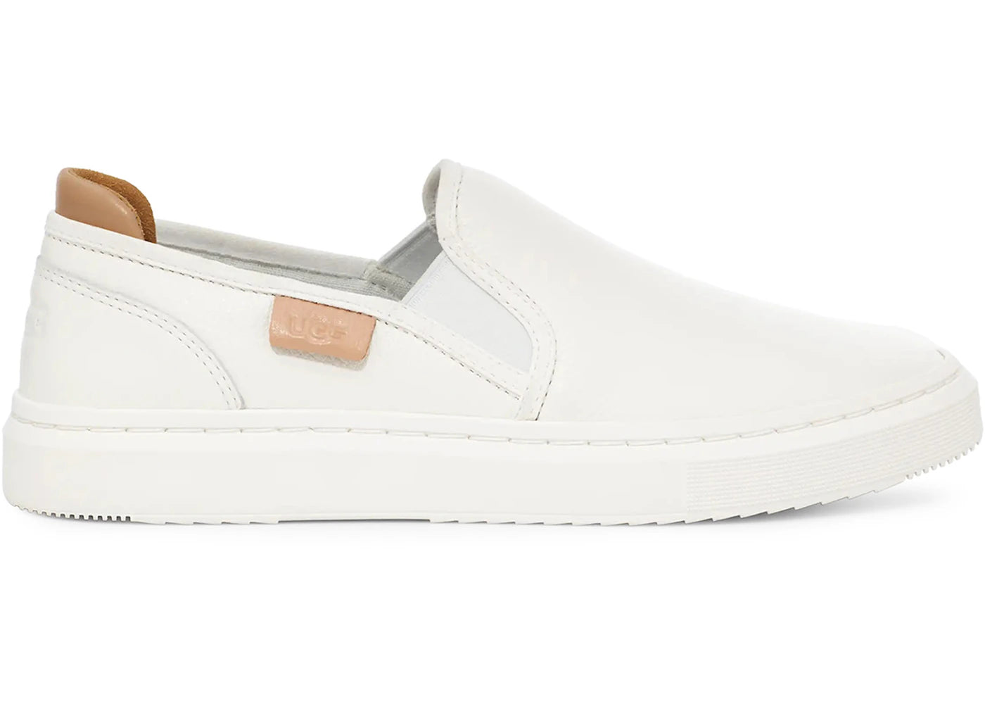 ugg alameda slip on bright white (women's)