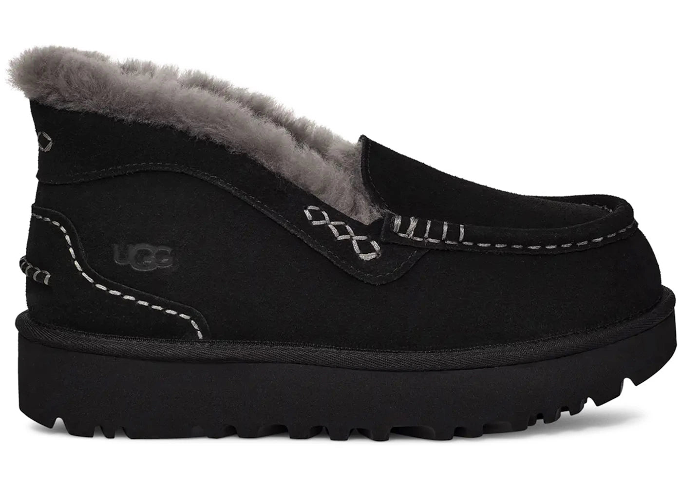 ugg ansley parc black (women's)