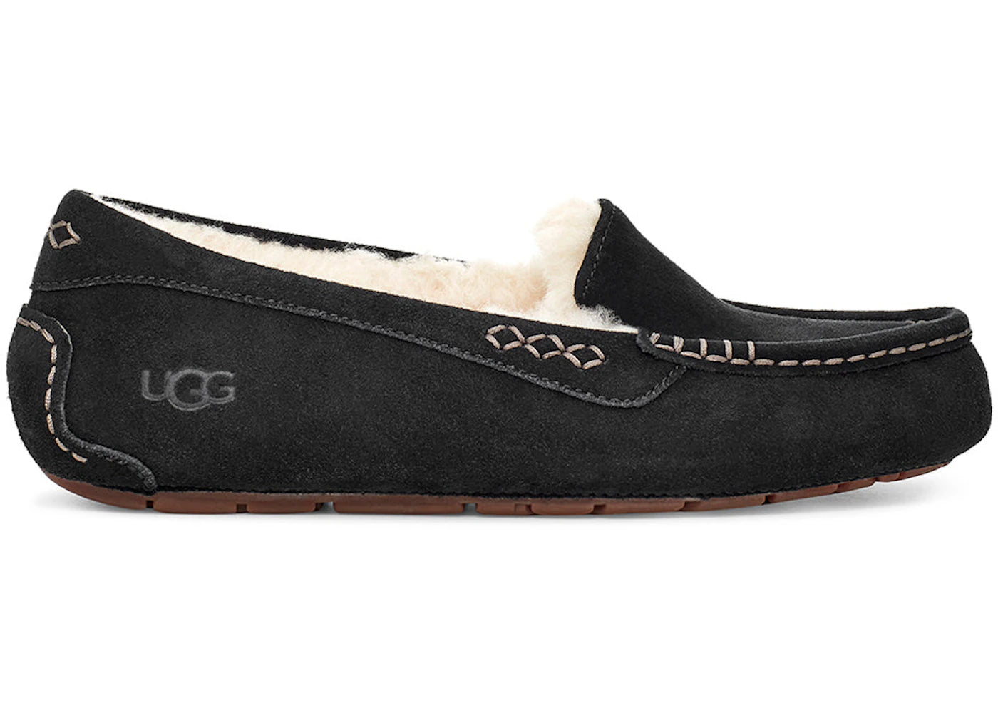 ugg ansley slipper black (women's)