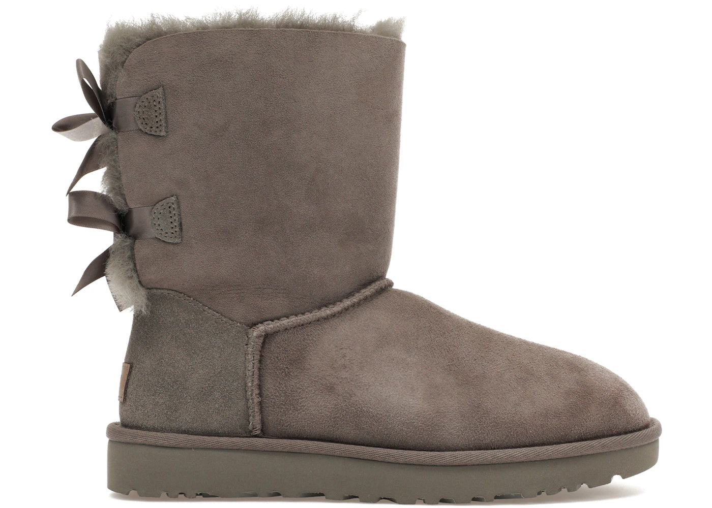 ugg bailey bow ii boot grey (women's)