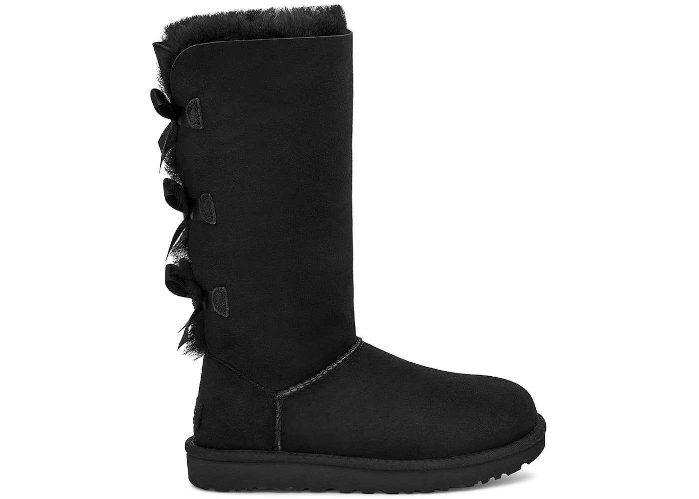 ugg bailey bow tall ii boot black (women's)