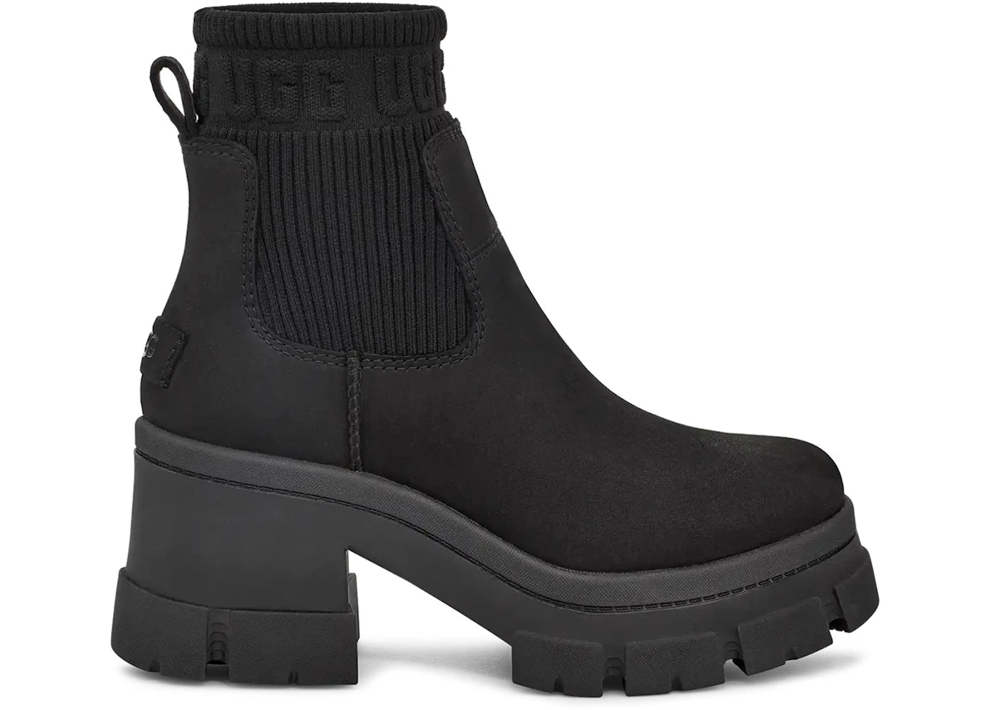 ugg brooklyn chelsea boot black (women's)