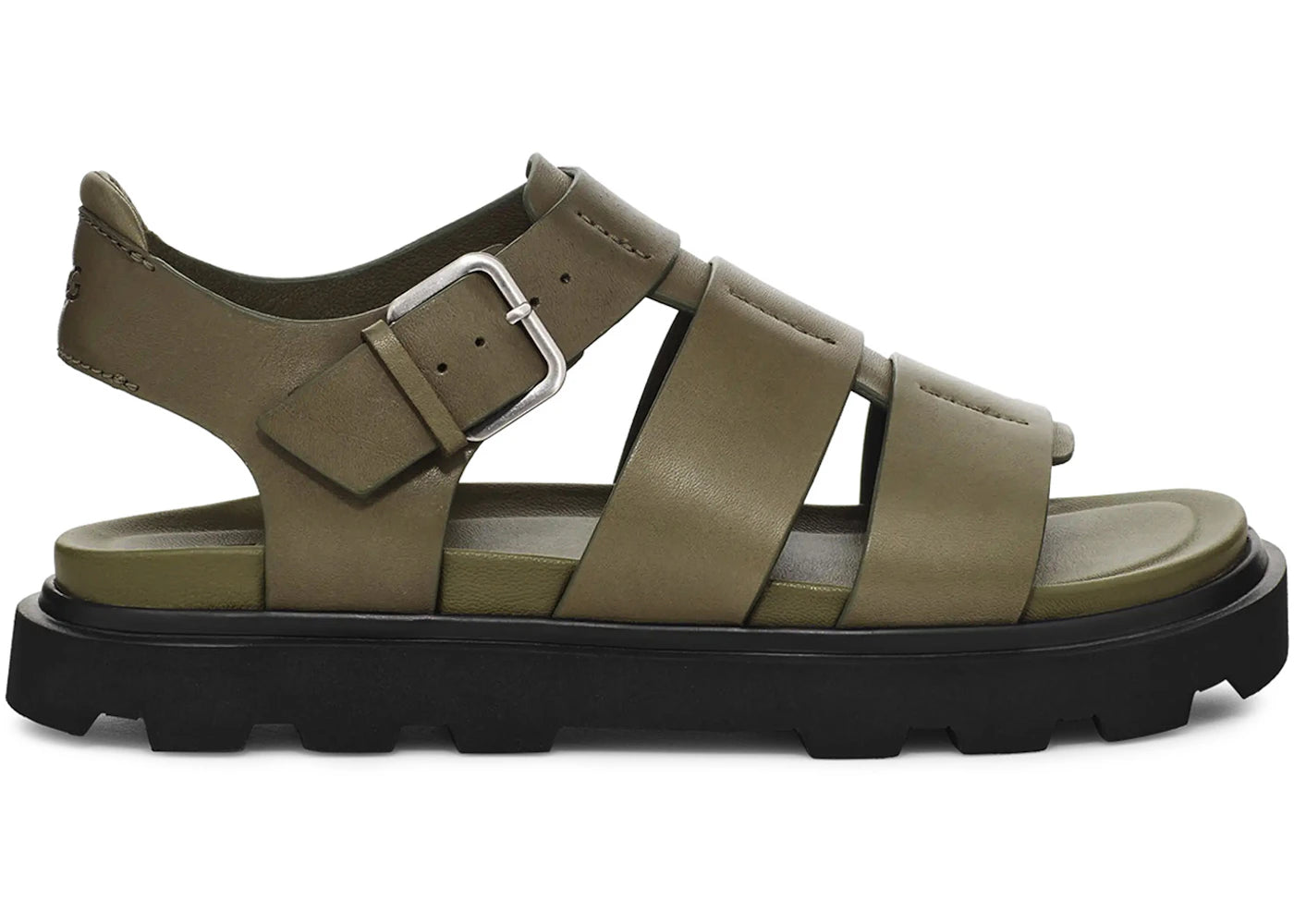 ugg capitelle strap platform sandal burnt olive (women's)