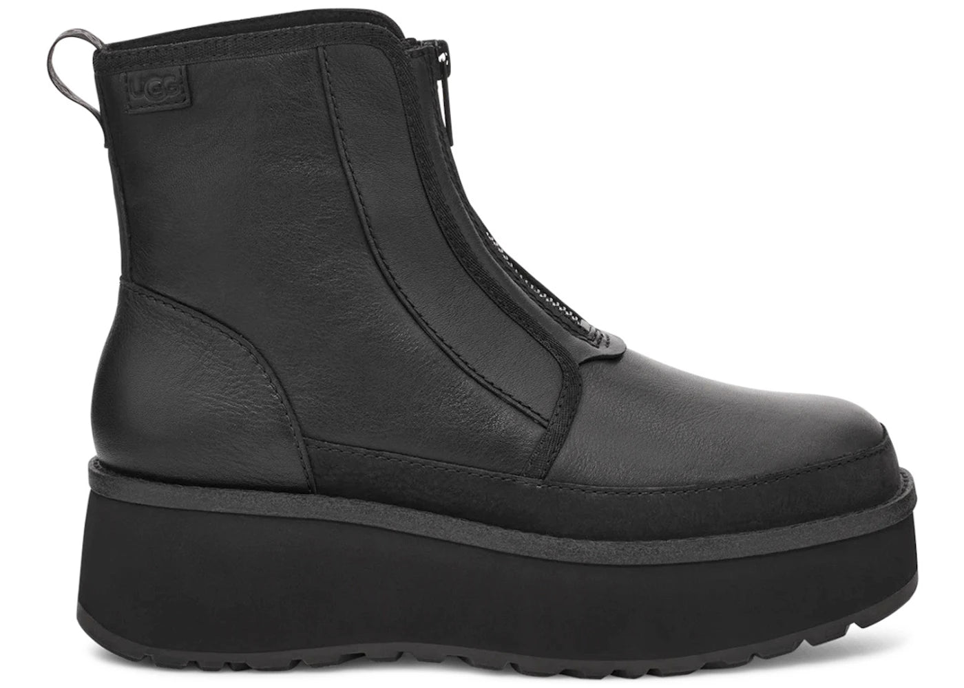 ugg cityfunc zip boot black (women's)