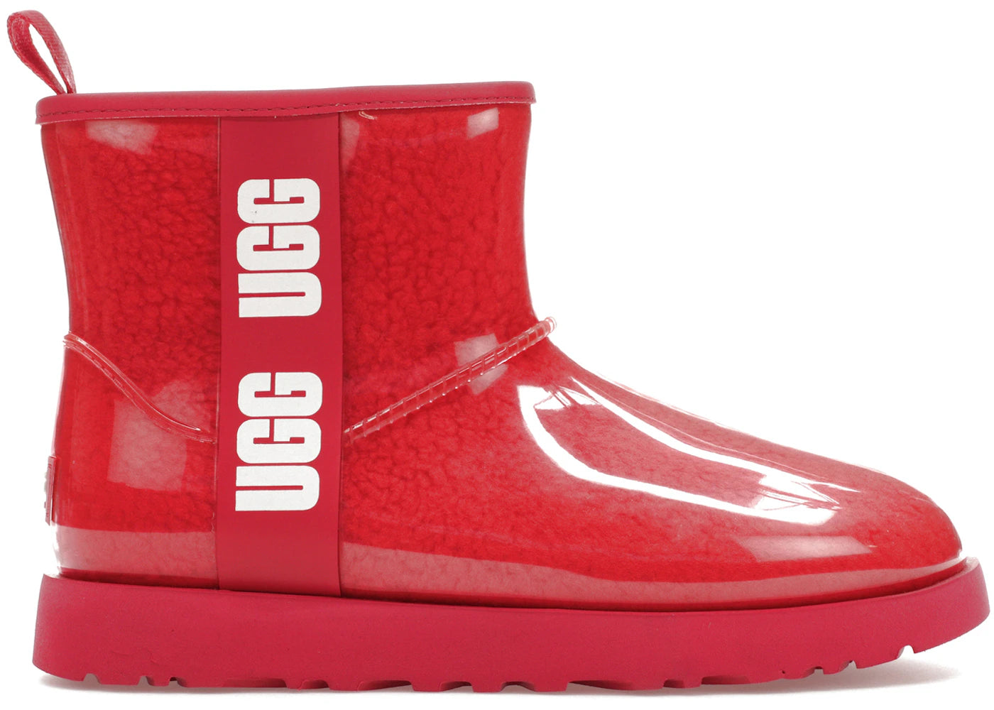 ugg classic clear mini boot hibiscus pink (women's)