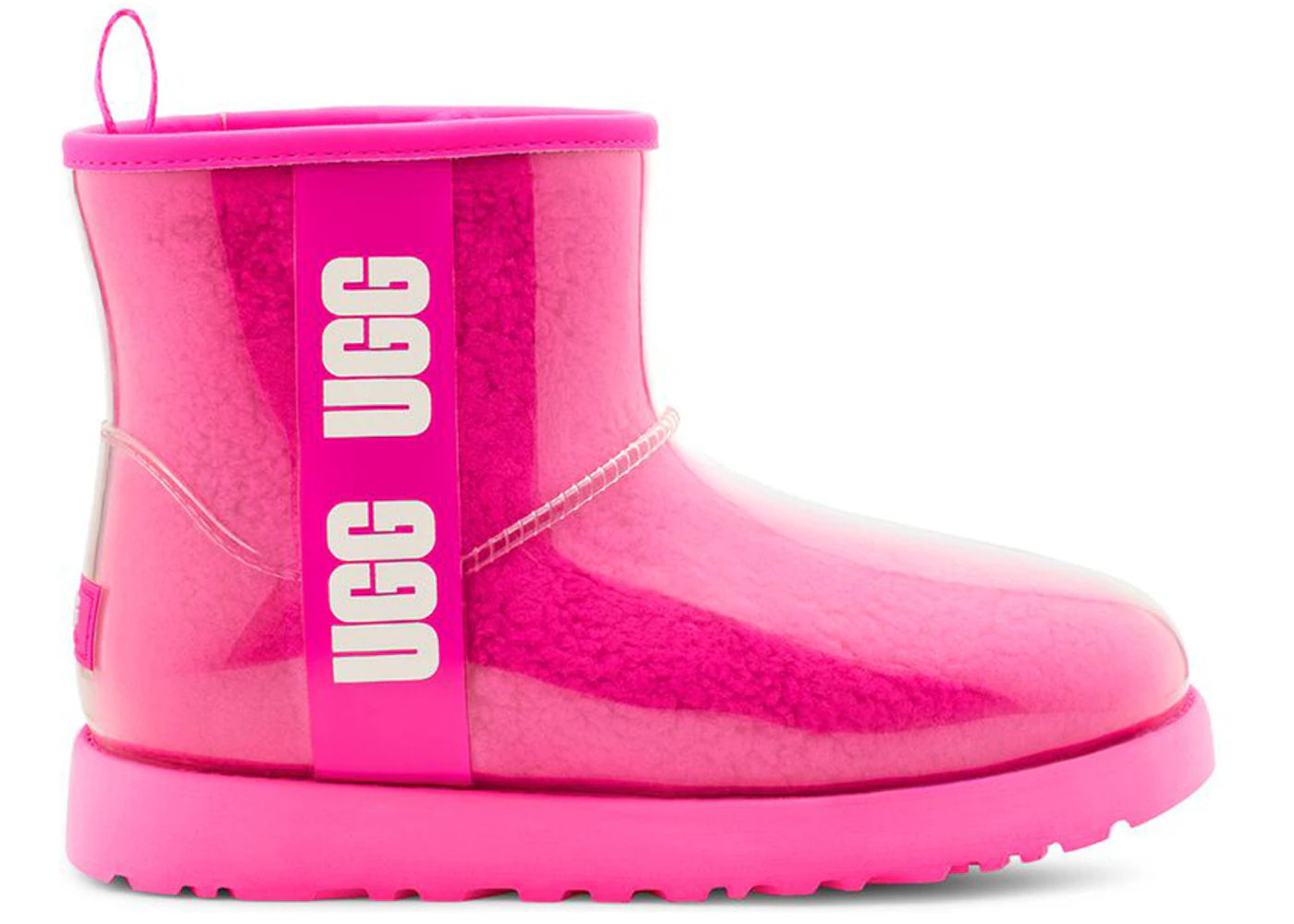 ugg classic clear mini boot taffy pink (women's)
