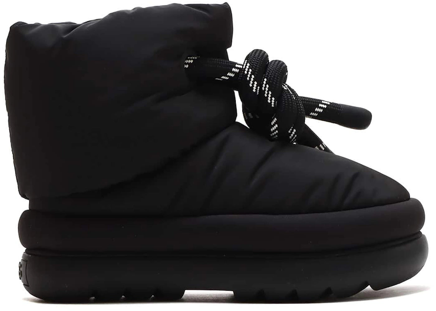 ugg classic maxi short boot black (women's)