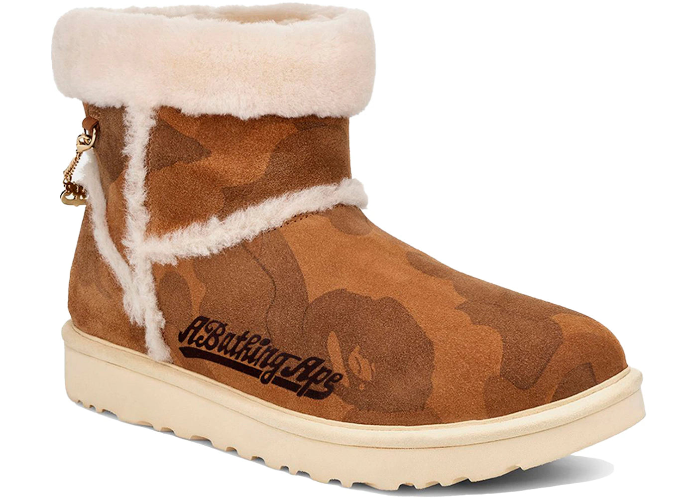 ugg classic mini boot a bathing ape chestnut