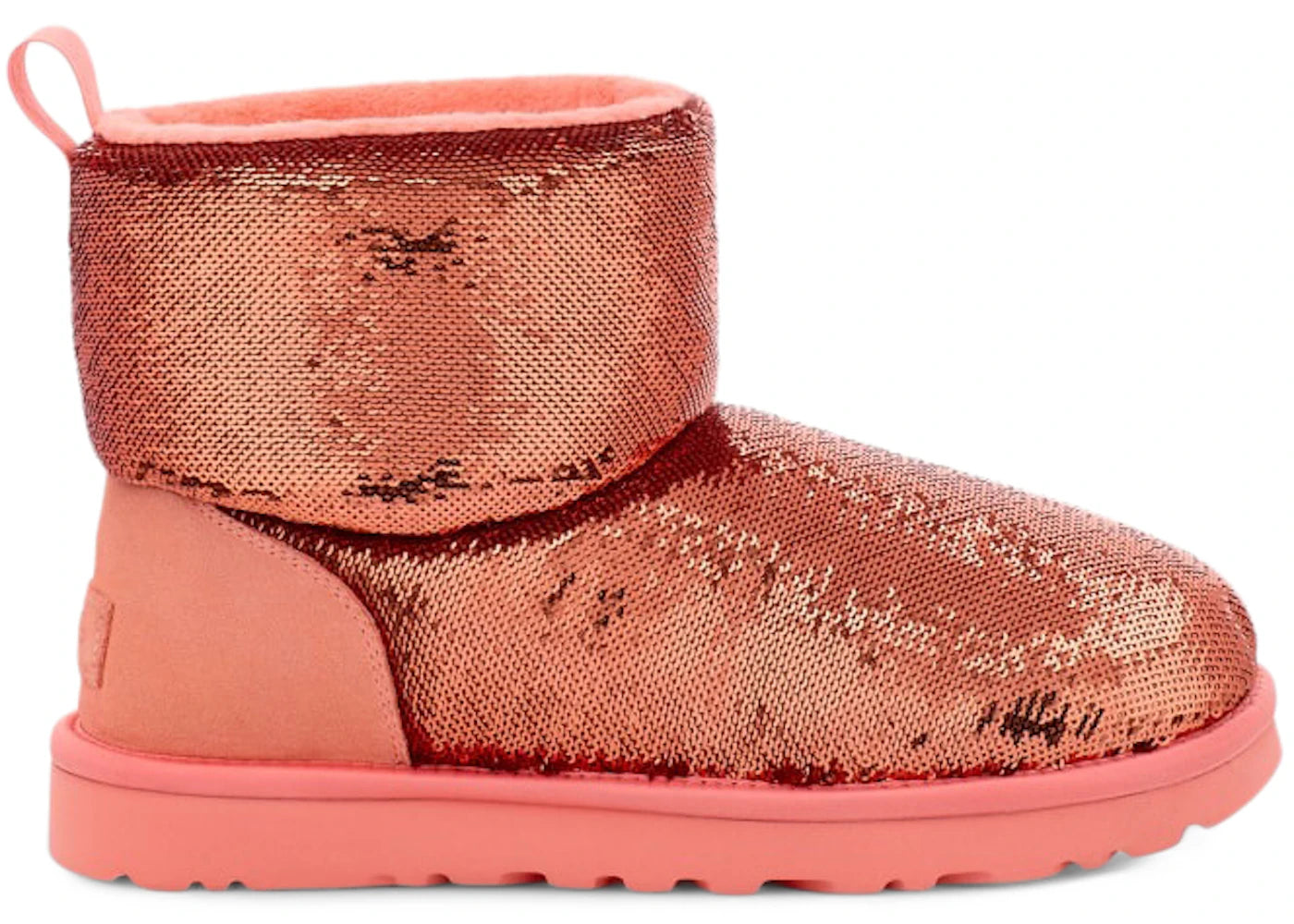 ugg classic mini boot mirror ball starfish pink (women's)