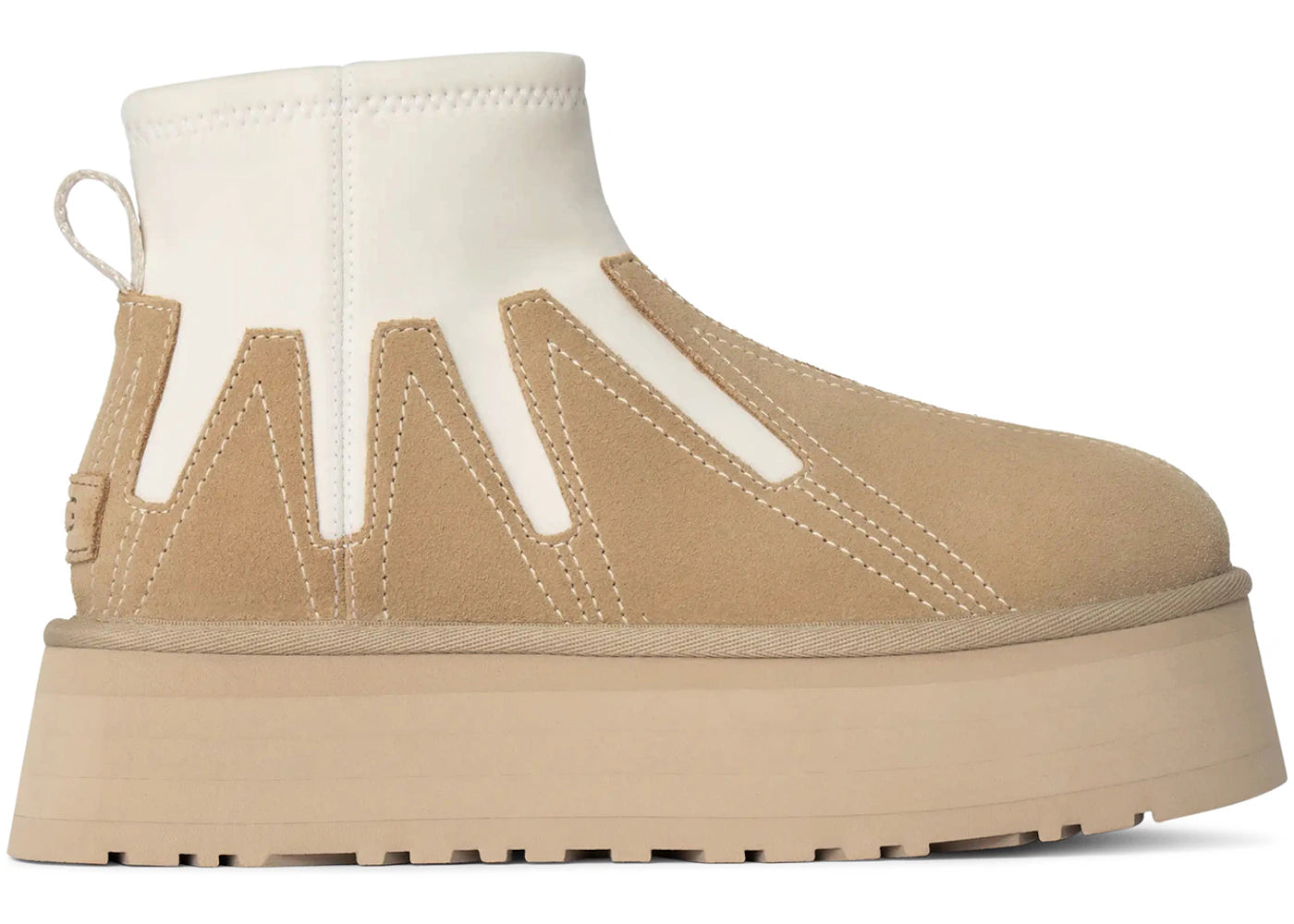 ugg classic mini dipper sunwave boot mustard seed (women's)