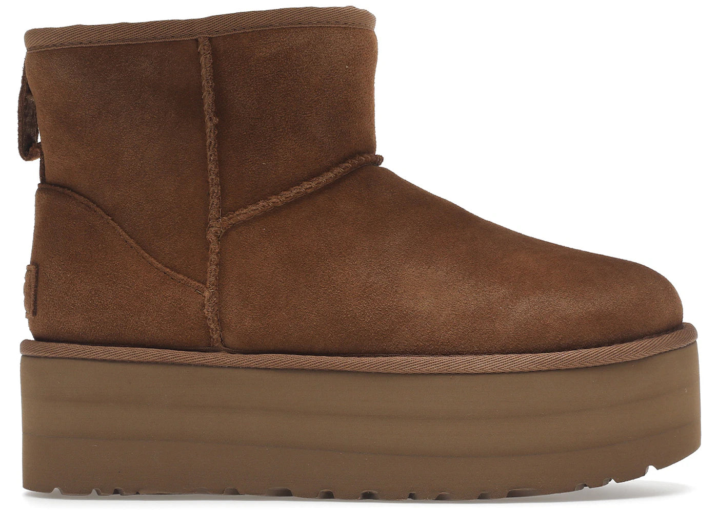 ugg classic mini platform boot chestnut (women's)