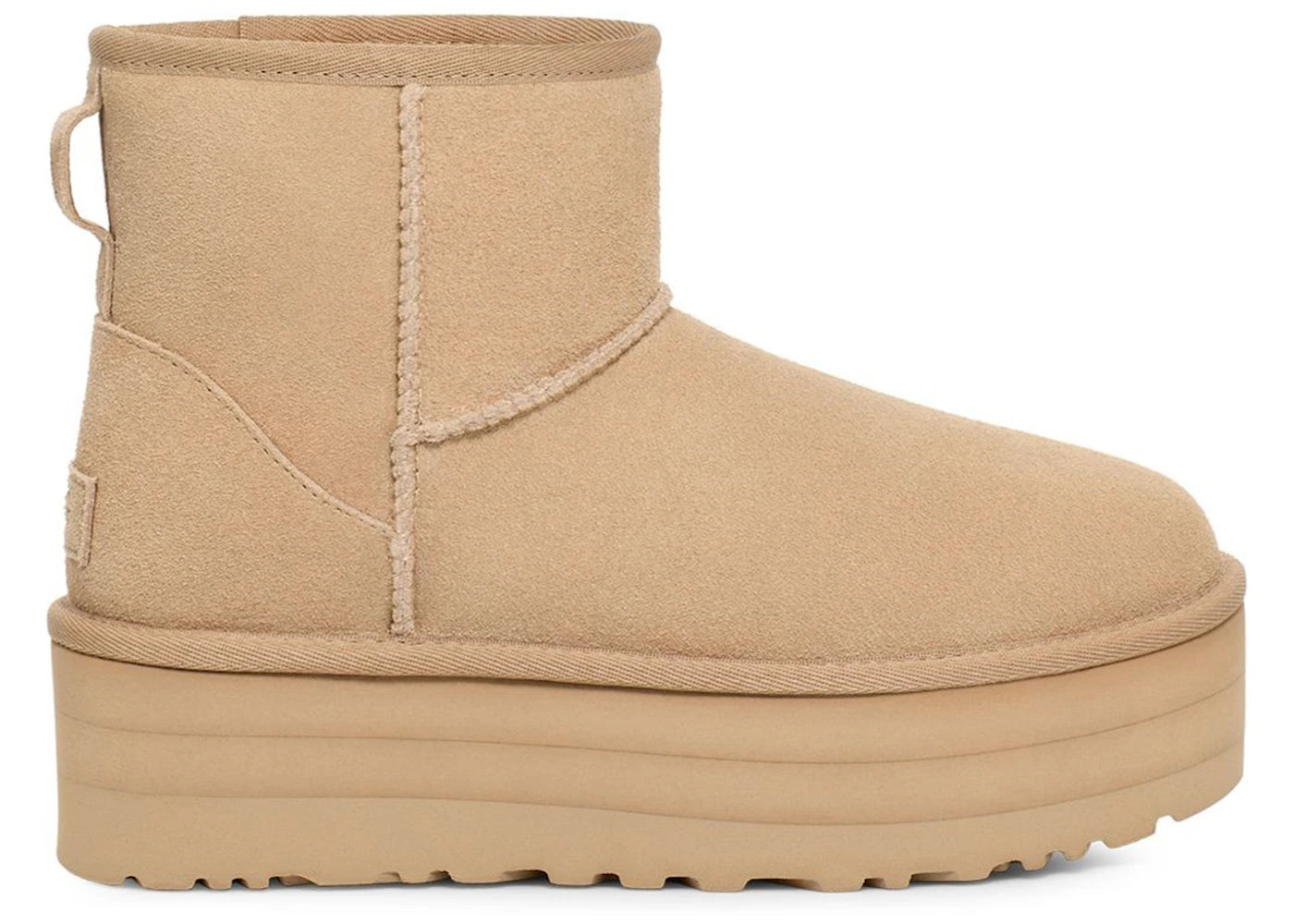 ugg classic mini platform boot mustard seed (women's)