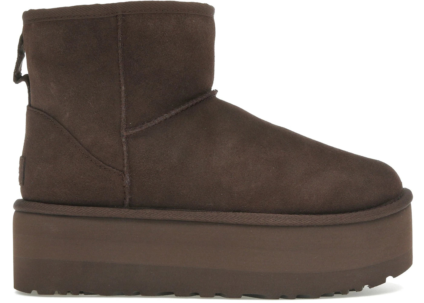 ugg classic mini platform burnt cedar (women's)