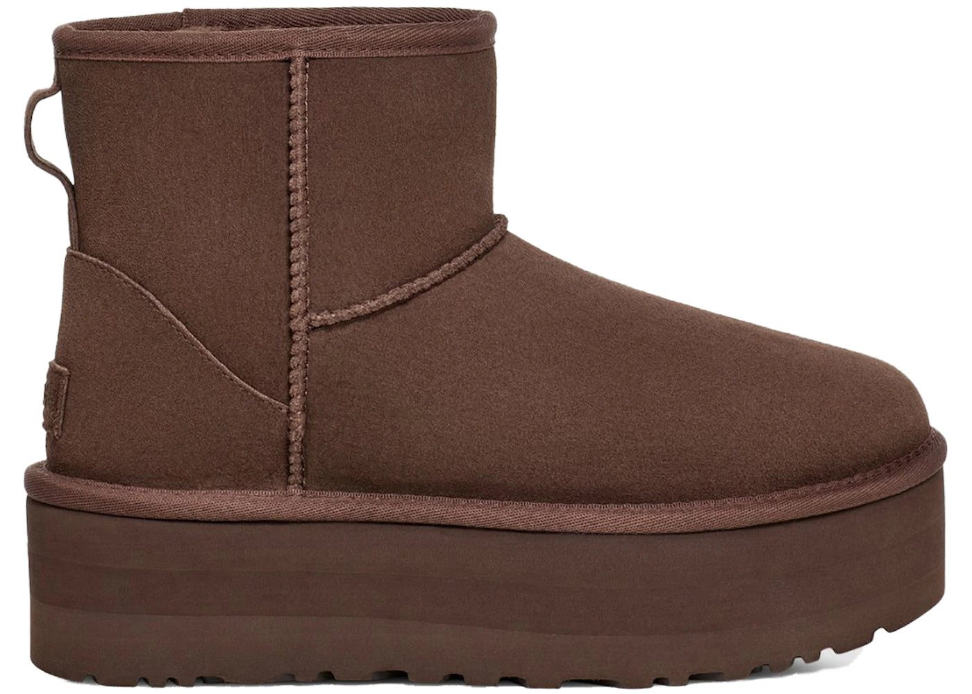 ugg classic mini platform burnt cedar (women's)