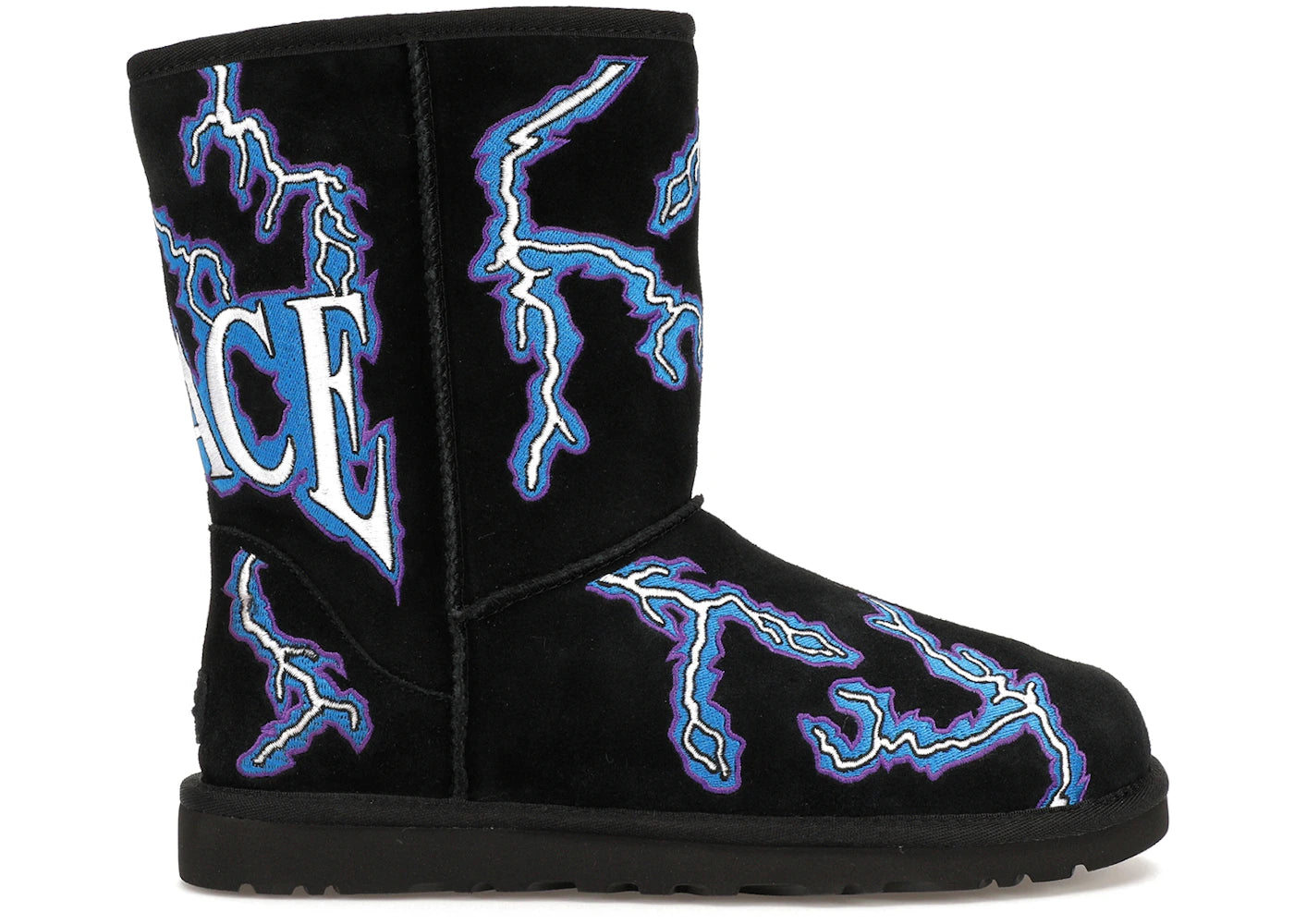 ugg classic short boot palace lightning black