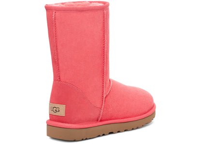 ugg classic short ii boot nantucket coral (women's)