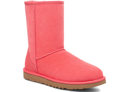 ugg classic short ii boot nantucket coral (women's)