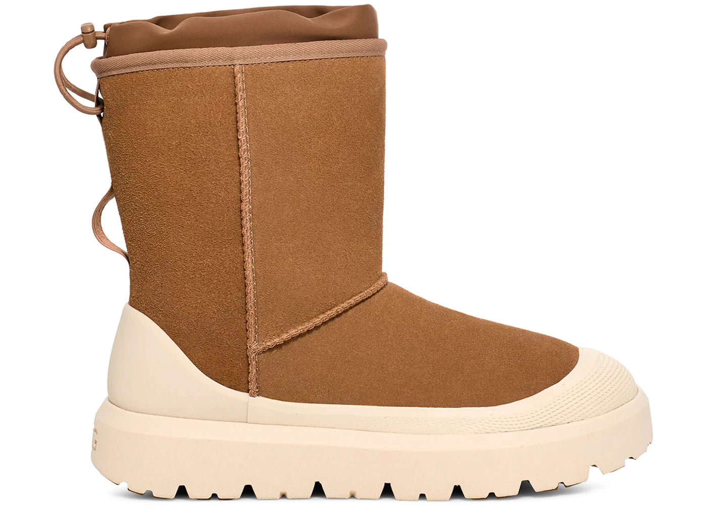 ugg classic short weather hybrid boot chestnut whitecap