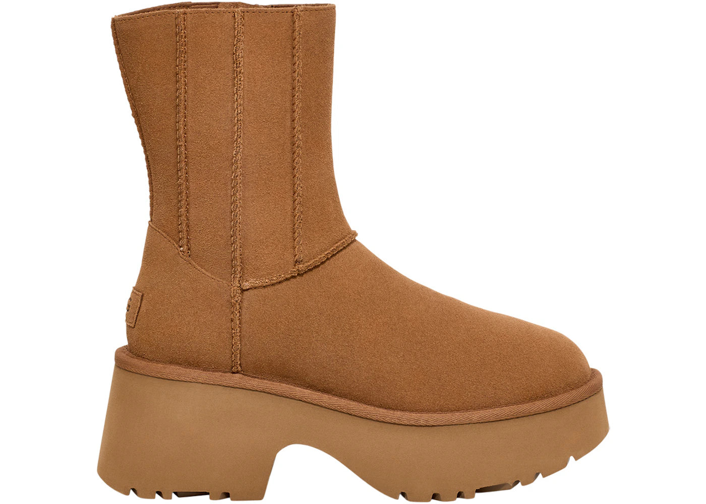 ugg classic twin seam new heights boot chestnut (women's)