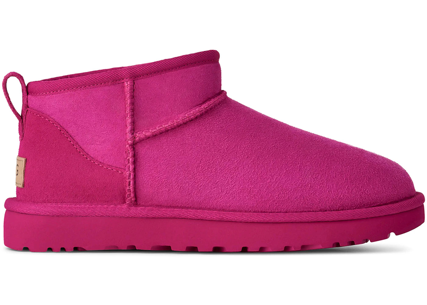 ugg classic ultra mini boot dark peony (women's)
