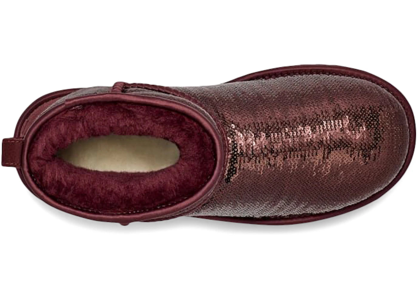 ugg classic ultra mini boot mirror ball wild grape (women's)