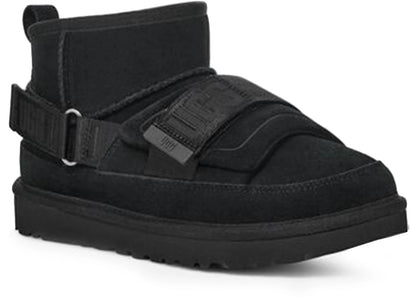 ugg classic ultra mini hybrid boot black (women's)