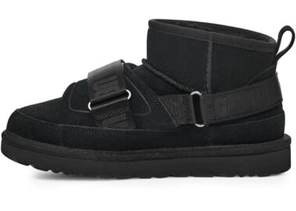 ugg classic ultra mini hybrid boot black (women's)