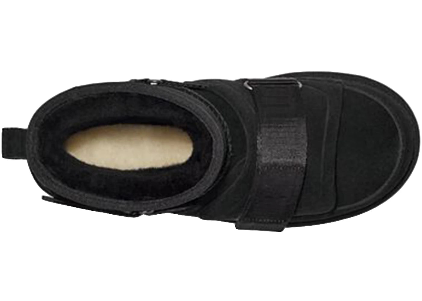 ugg classic ultra mini hybrid boot black (women's)