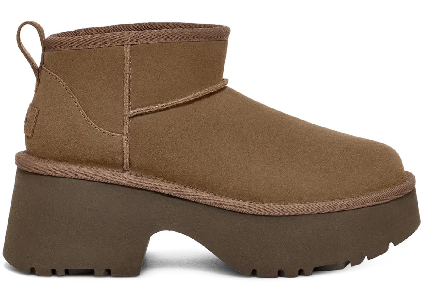 ugg classic ultra mini new heights boot hickory (women's)