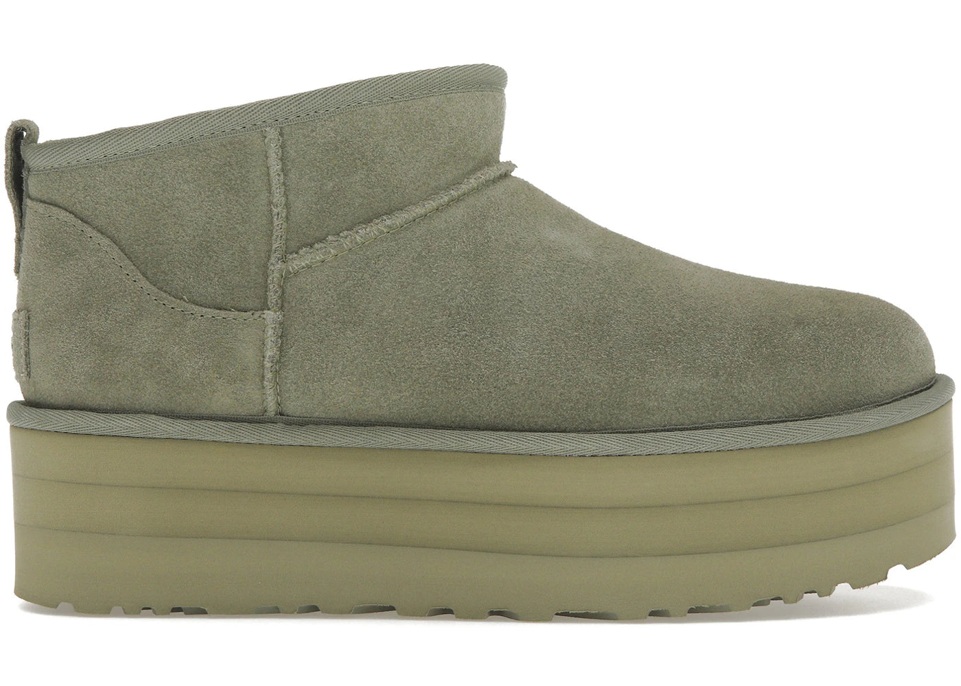 ugg classic ultra mini platform boot shaded clover (women's)