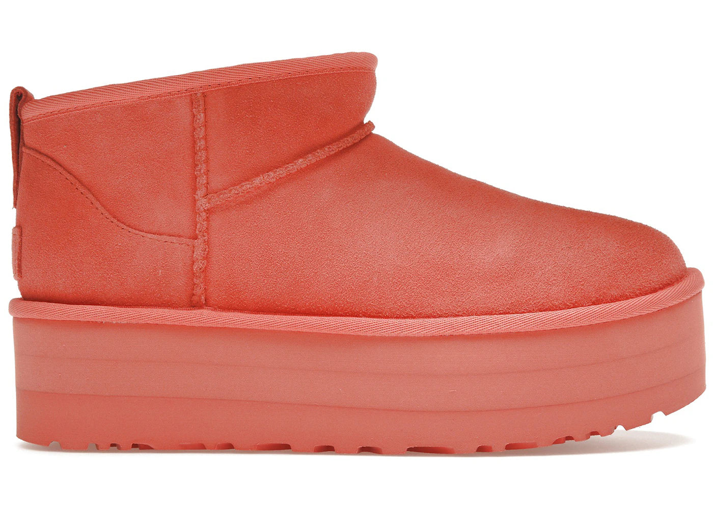 ugg classic ultra mini platform boot vibrant coral (women's)