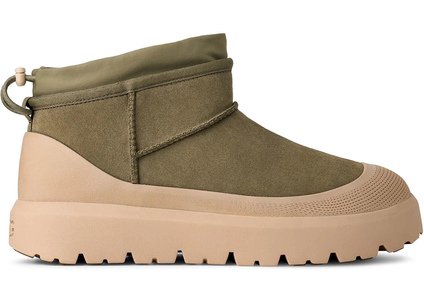 ugg classic ultra mini weather hybrid boot burnt olive mustard seed