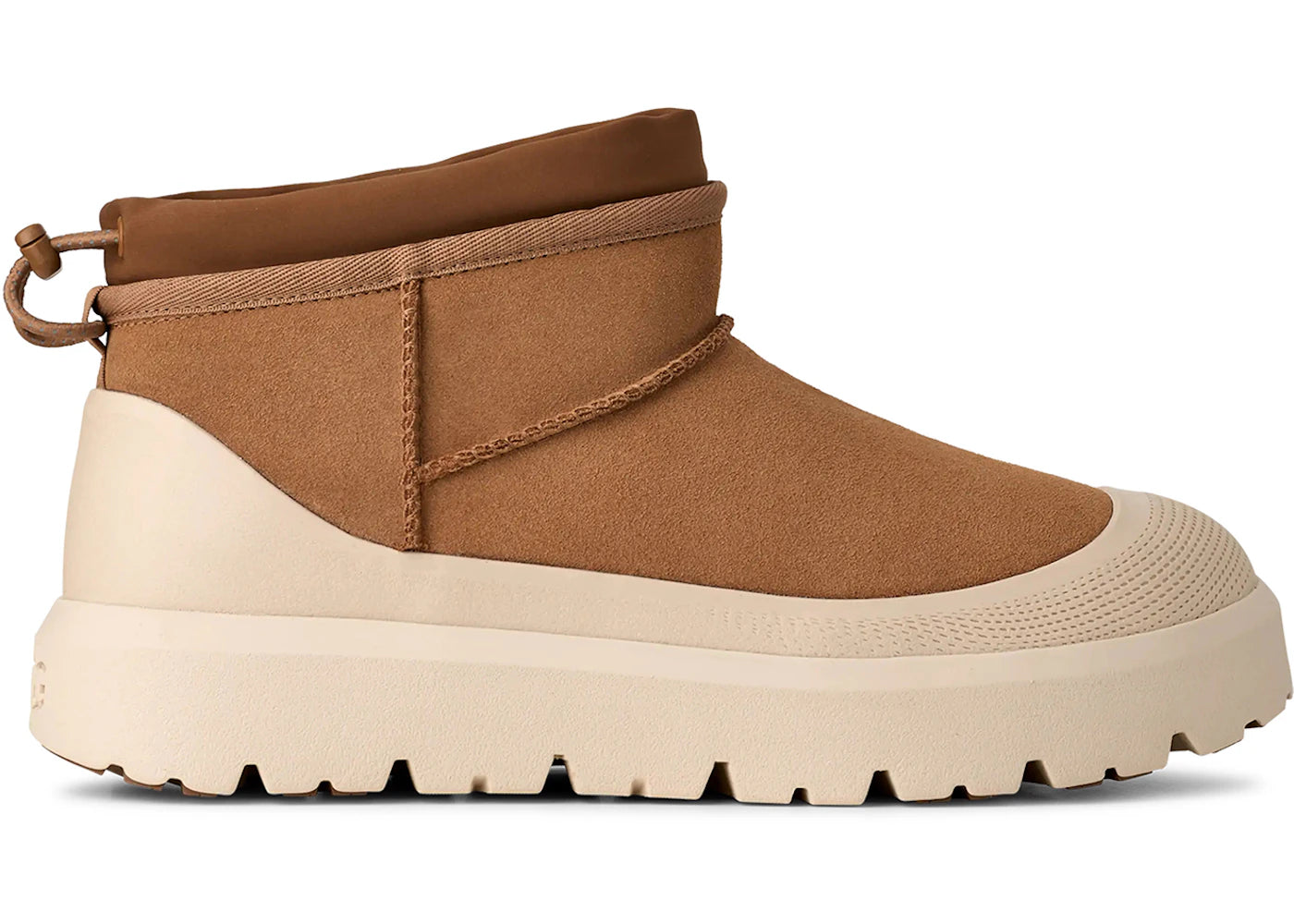ugg classic ultra mini weather hybrid boot chestnut whitecap