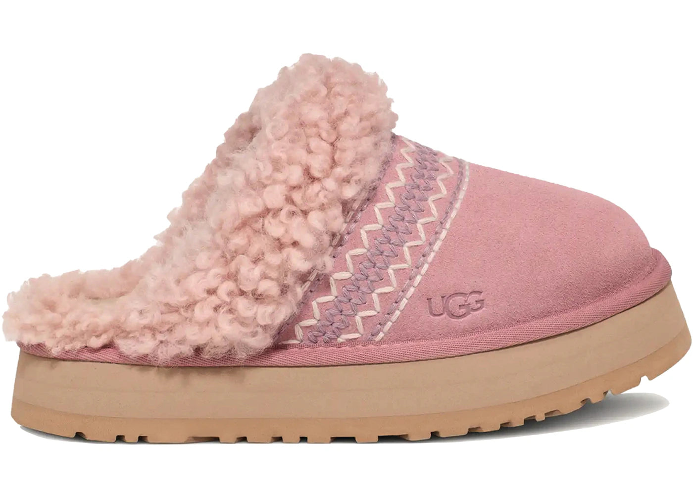 ugg disquette atherson slipper rose grey (women's)