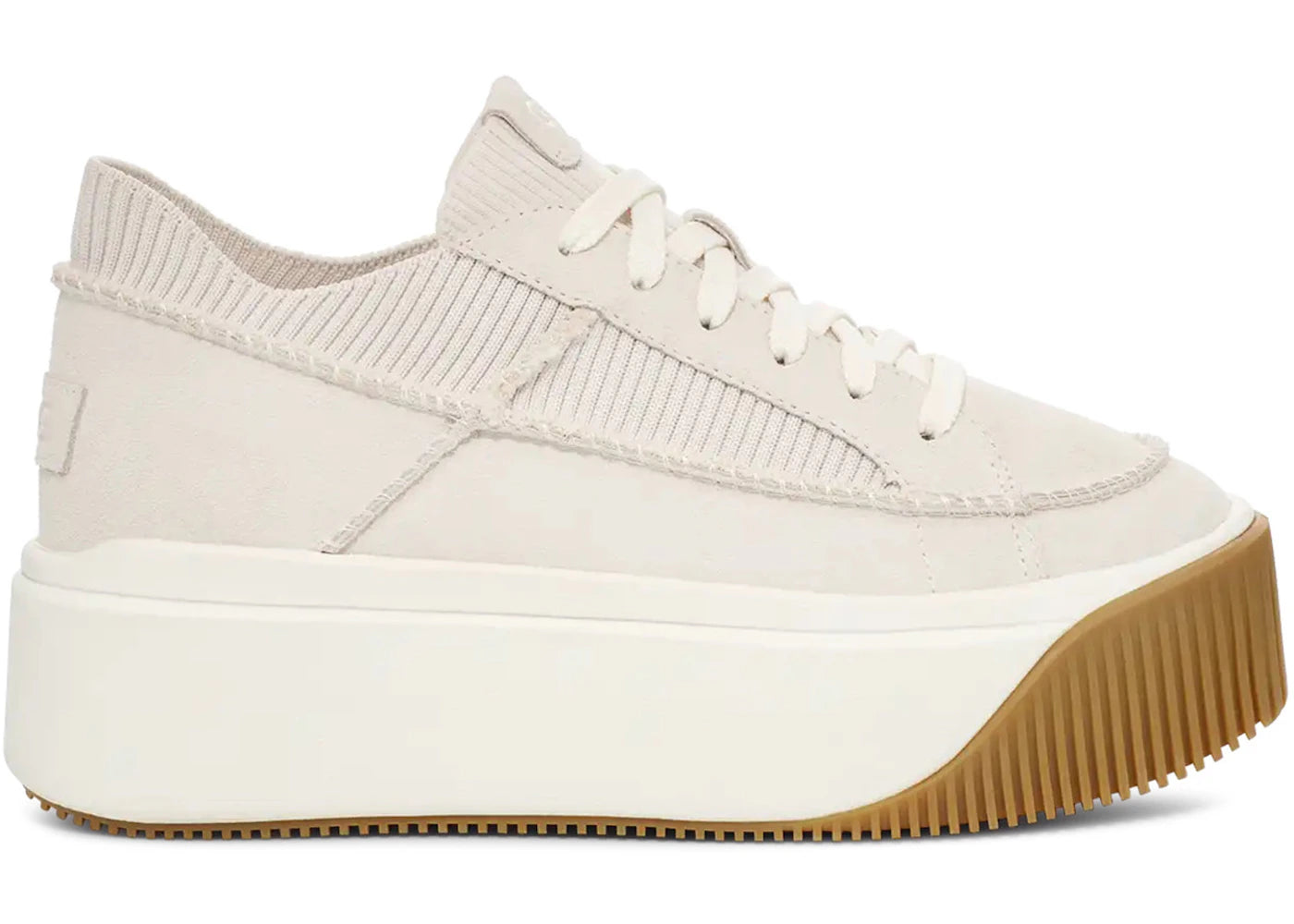 ugg ez-duzzit lace white (women's)