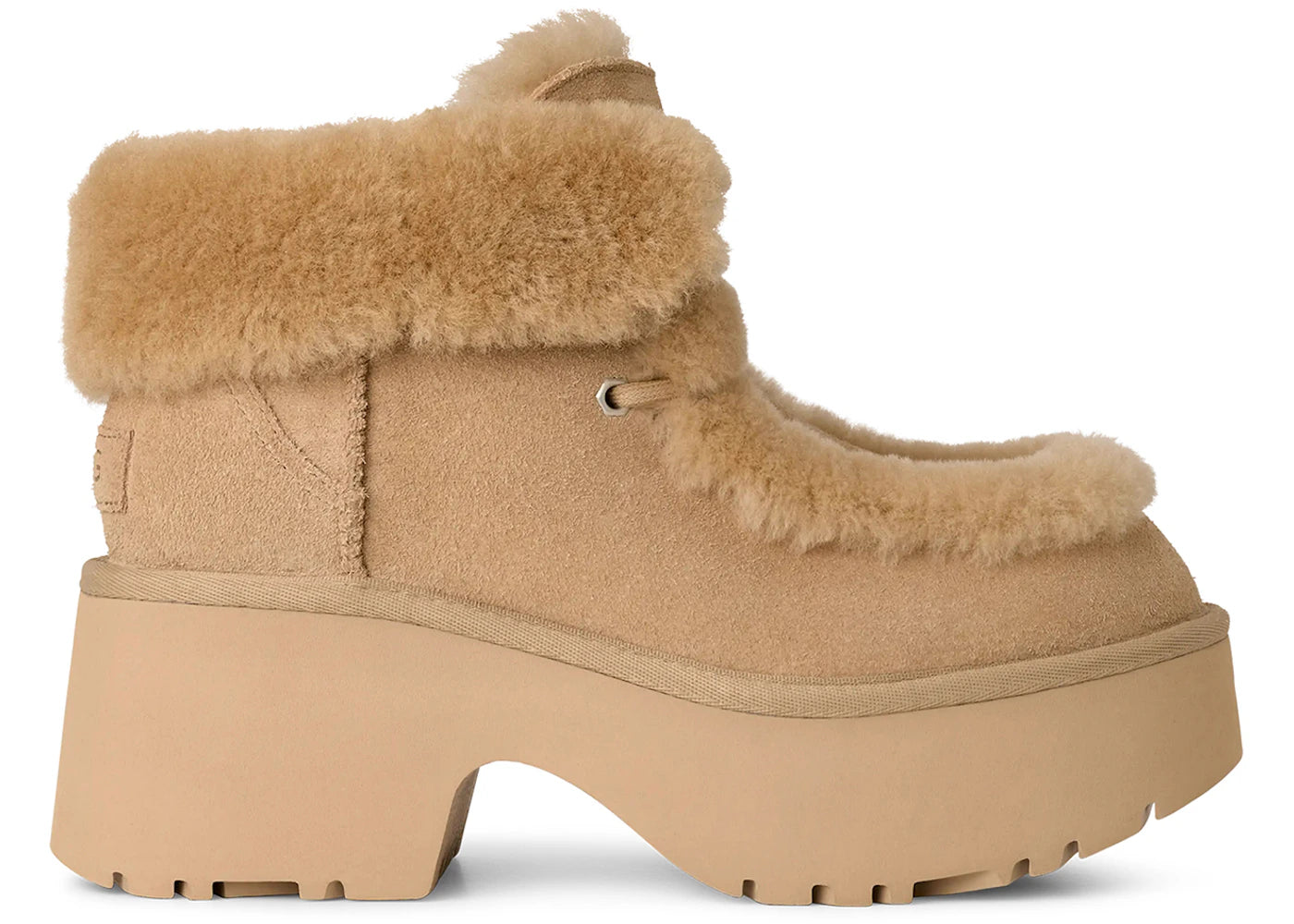 ugg esmee lace up boot mustard seed (women's)