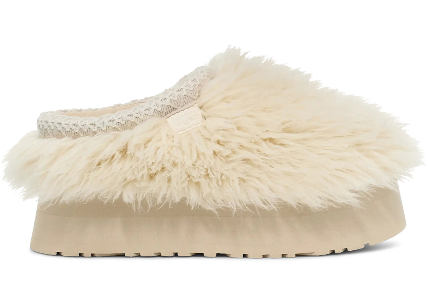 ugg fluff momma sugar tasman slipper white (women's)