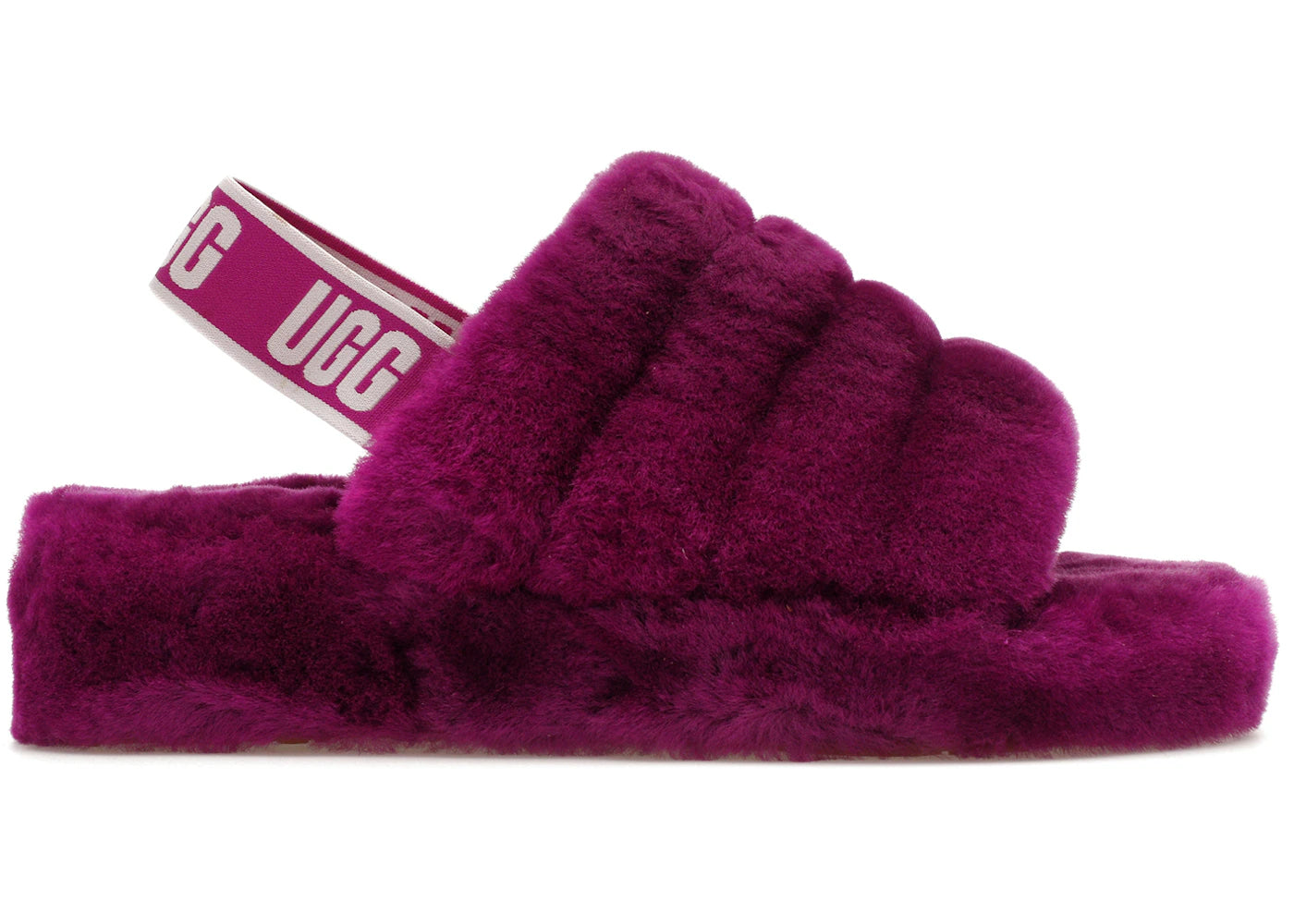 ugg fluff yeah slide berrylicious (women's)