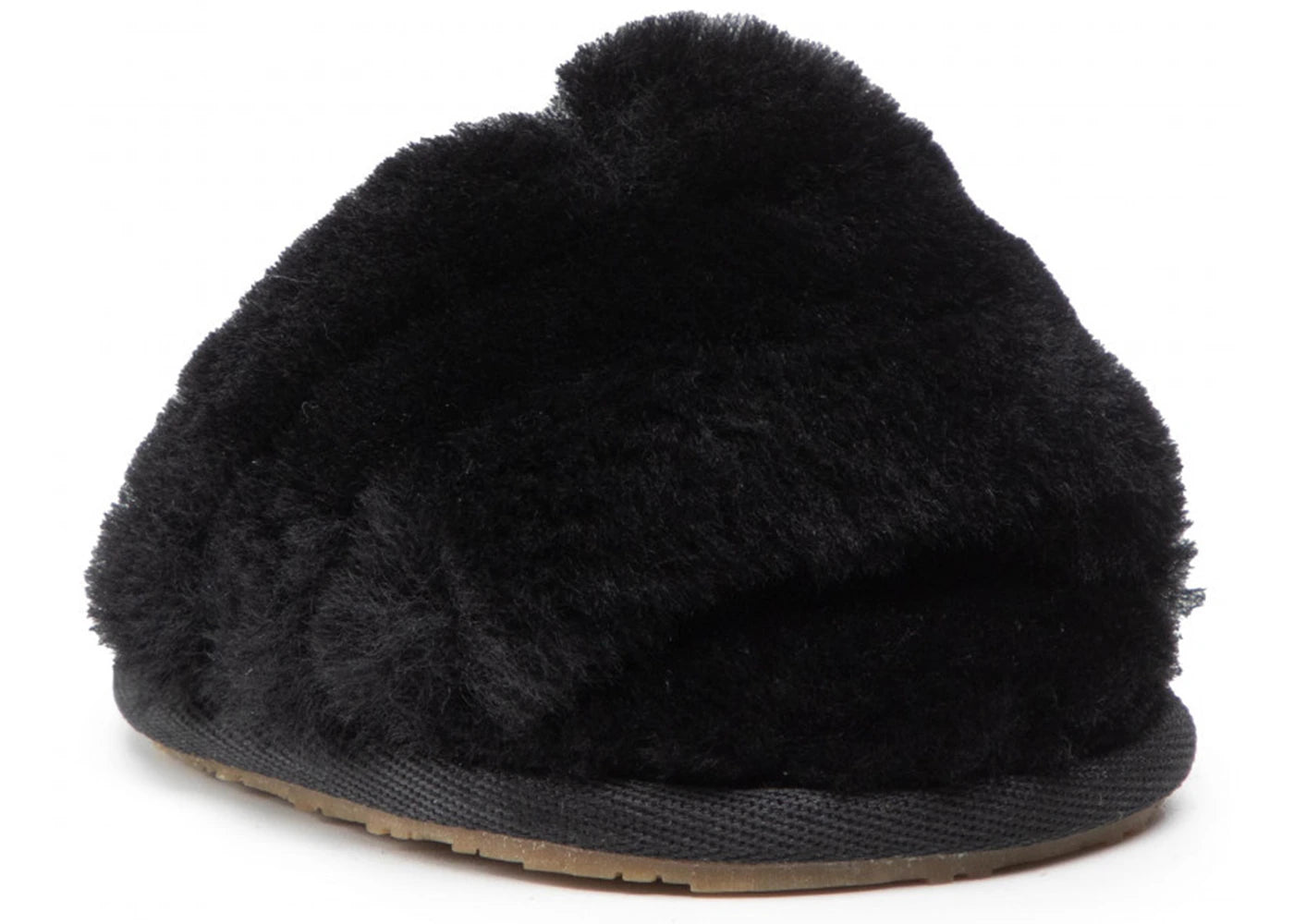 ugg fluff yeah slide black (infant)