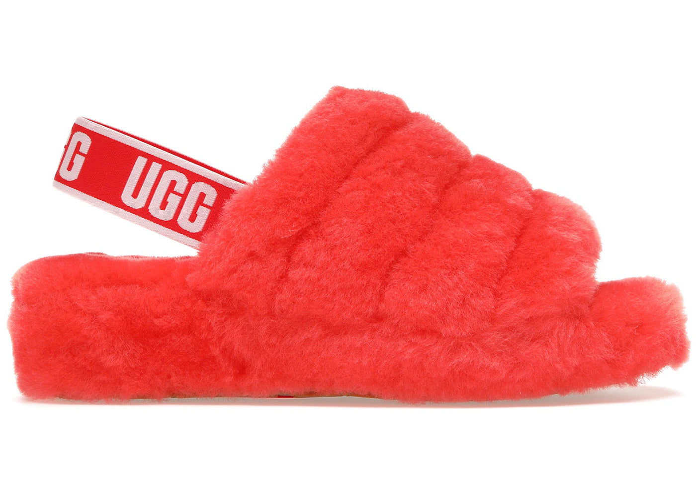ugg fluff yeah slide red currant (women's)