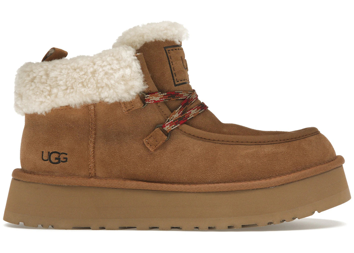 ugg funkarra cabin cuff boot chestnut (women's)