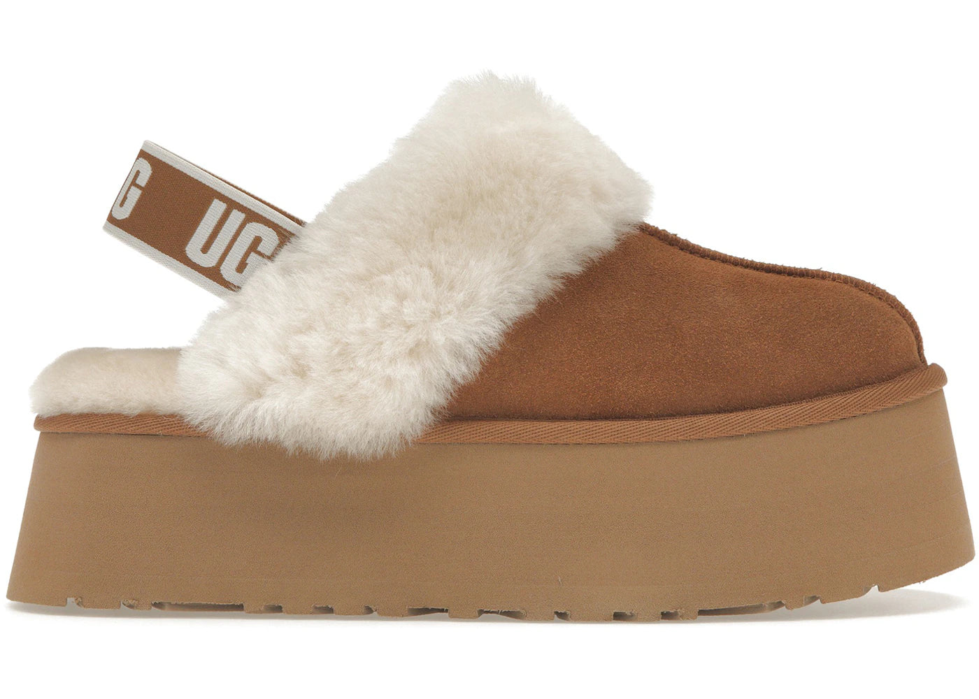 ugg funkette slipper chestnut (women's)