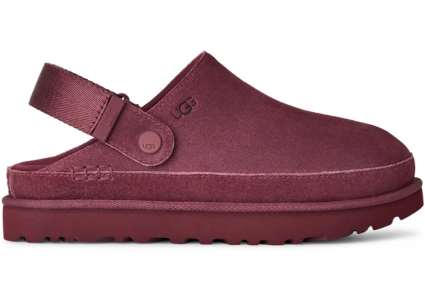 ugg goldenstar clog burnt magenta (women's)