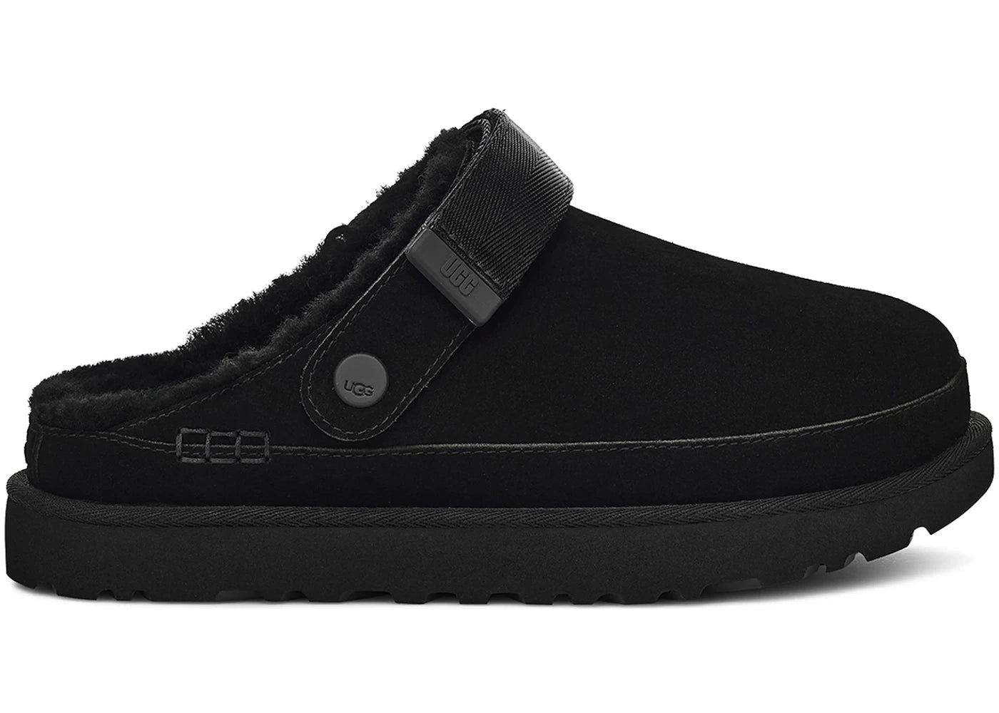 ugg goldenstar cozy clog black (women's)