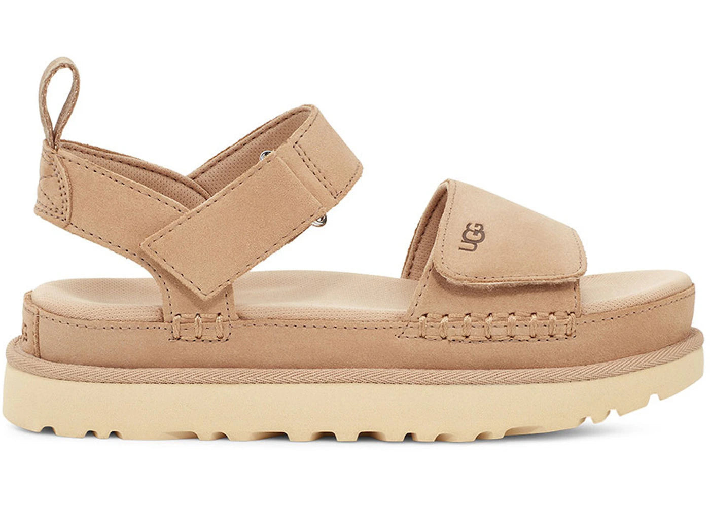 ugg goldenstar platform sandal driftwood (women's)