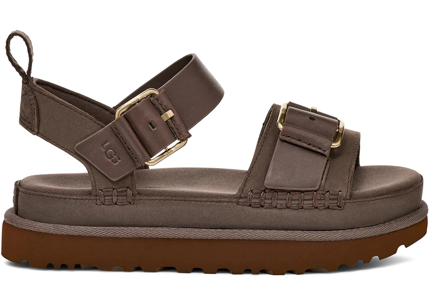 ugg goldenstar villa sandal molasses (women's)