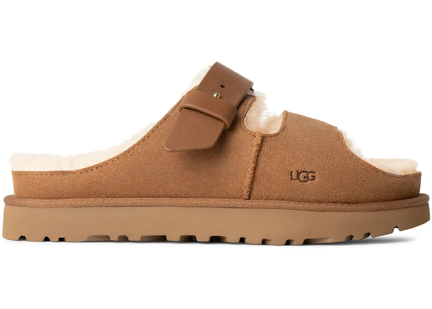 ugg greenport strap slide chestnut (women's)